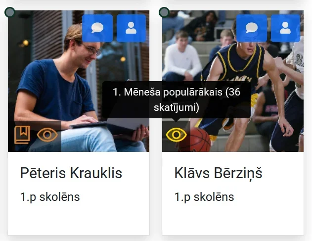 Jauna funkcionalitāte - balvas par sasniegumiem